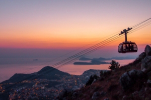 Passeio de teleférico