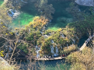 Lagos de Plitvice em Novembro