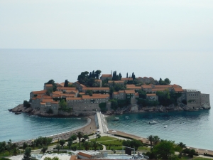 O luxo de Sveti Stefan